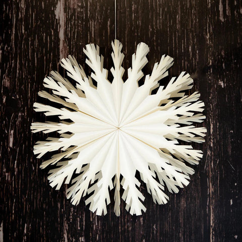 Lynx Paper Snowflake Decoration