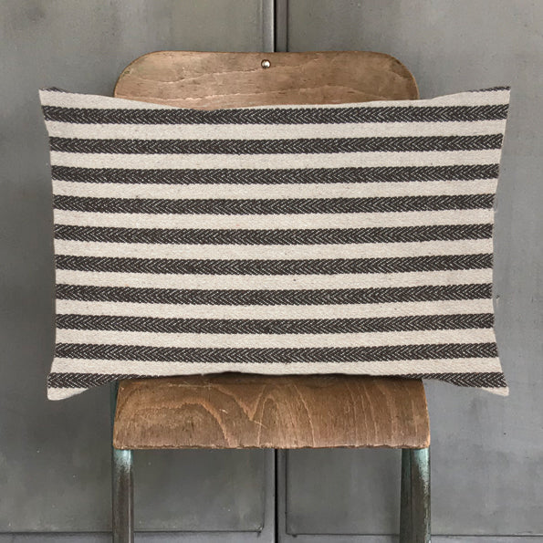 Monochrome Striped Cushions - various