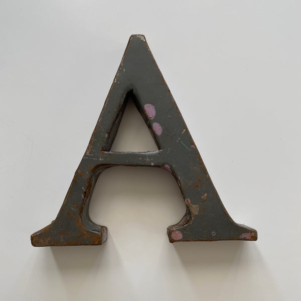French Metal Letters - Medium