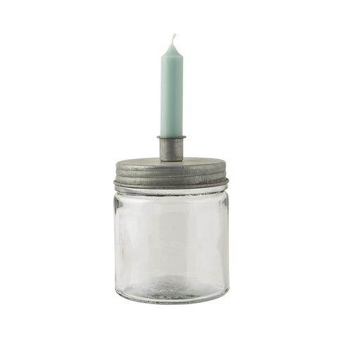 Candle Holder with Zinc Top