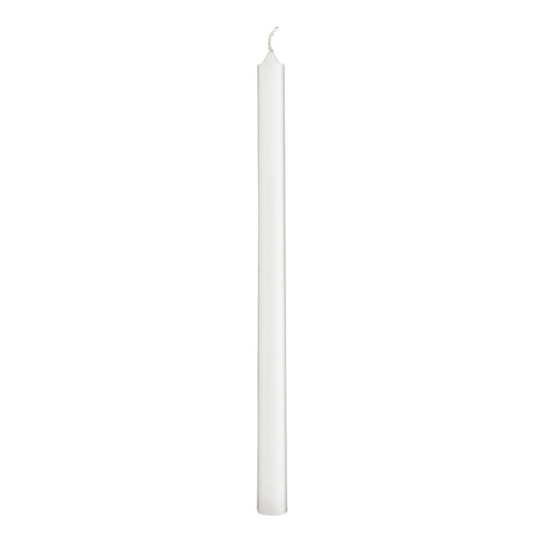 Thin Taper White Candles (Bundle of 6)